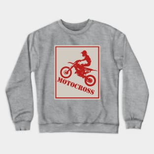 vintage retro motocross Crewneck Sweatshirt